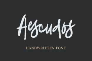 Aescudos: A Natural Handwritten Font for Creative Expression