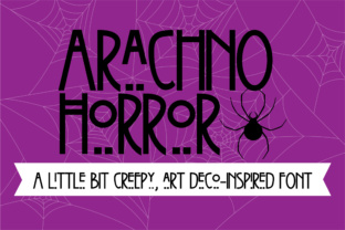 Arachno Horror: The Ultimate Font for Spooky Designs