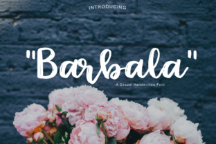 Barbala: A Handwritten Font for Unique and Creative Designs