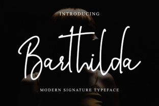 Barthilda: A Stylish Handwritten Typeface for Creative Projects