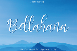 Bellahana: A Playful Handwritten Script for Creative Projects