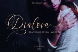 Dialova: A Stylish Calligraphy Script Font for Elegant Designs