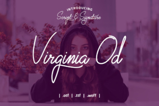 Discover the Elegance of Virginia Od Script: A Stylish Calligraphy Font for Every Project
