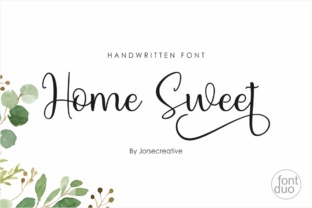 Home Sweet: A Handwritten Font for Real-World Use