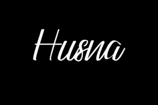 Husna: A Versatile Script Font for Creative Projects