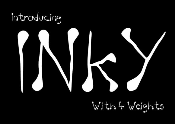 Inky: A Handwritten Font with Character