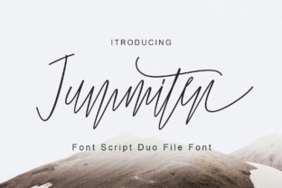 Jummiten: A Modern Calligraphy Font for Creative Expression