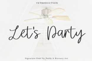 Let's Party: A Timeless Calligraphy Font for Creative Expression