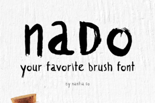 Nado: A Handwritten Font for Creative Expression