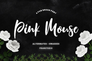 Pink Mouse: A Modern Calligraphy Font for Elegant Design