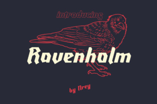 Ravenholm Slant: A Gothic Font with a Retro Revival