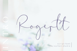 Rogertt: A Modern Calligraphy Font for Elegant Design