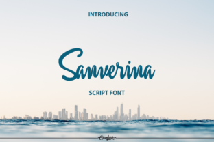 Sanverina: A Modern Script Font for Versatile Design
