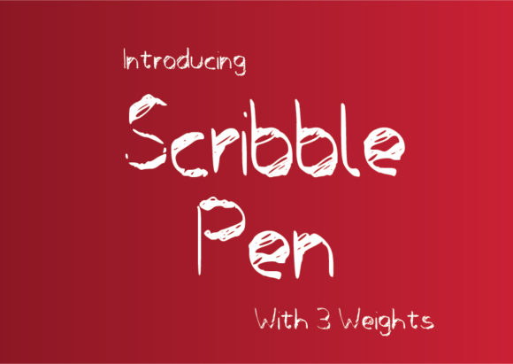 Scribbler Pen: A Messy, Magical Font