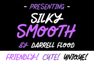 Silky Smooth: A Flowy Font for Elegant Design