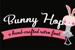 The Bunny Hop Font: A Retro-Inspired Script for Modern Creativity