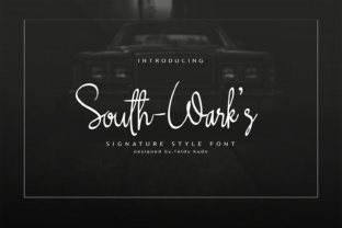 The South-Wark s: A Modern Signature Font for Creative Expression