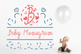 The Sweet Baby Monogram: A Decorative Font for Creative Designs