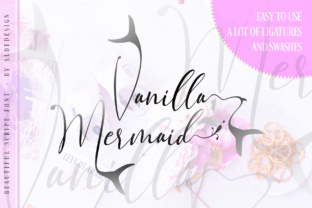 Vanilla Mermaid Script: A Playful Font for Creative Projects